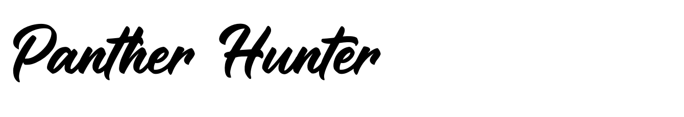 Panther Hunter